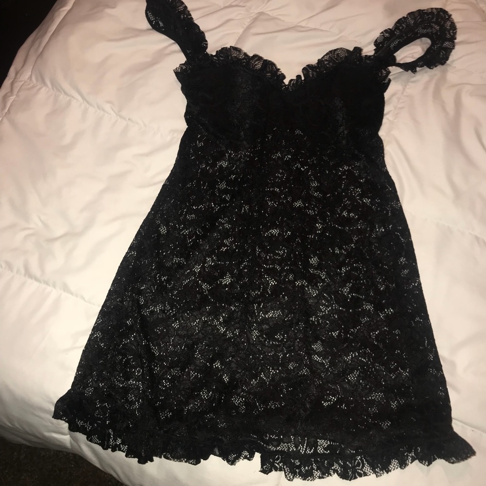 Victoria’s Secret Black Lace Baby Doll size 34C